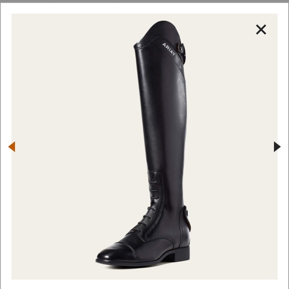 Ariat Women’s 10 US Palisade Calf: Reg Height: Short Black Tall Riding Boots - Picture 5 of 16